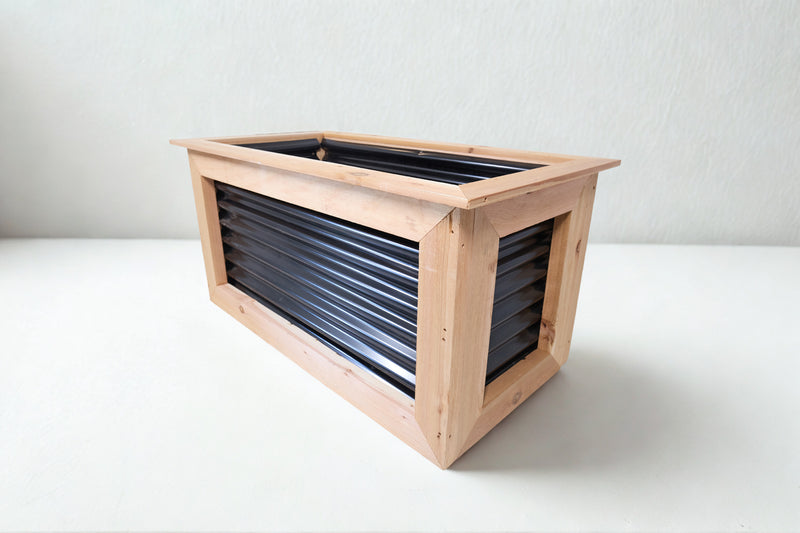 Load image into Gallery viewer, Corrugated Metal Planter Boxes - BARRIERBOSS™ USA
