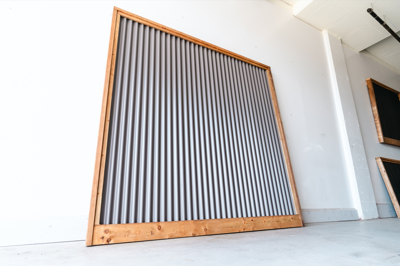 Load image into Gallery viewer, &quot;The Coastal&quot; - Corrugated Metal Fence Panel - Privacy Fence Panel - BarrierBoss™
