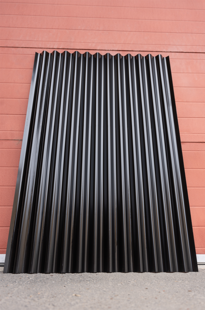 "The Canadian" - Corrugated Sheet Metal Fence Panels with DualCoat™ (Unframed) - BarrierBoss™