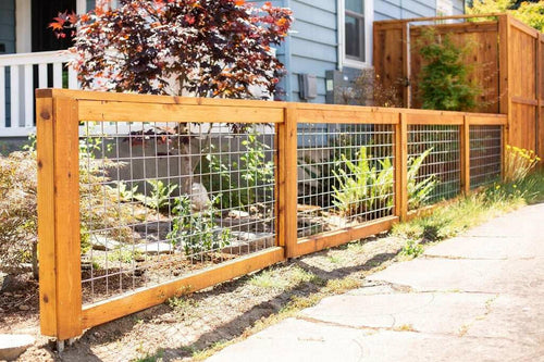 Silver Hog Wire Fence Panels (Premade or Unframed) - The Cariboo - BarrierBoss™