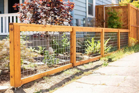 Silver Hog Wire Fence Panels (Premade or Unframed) - The Cariboo - BarrierBoss™