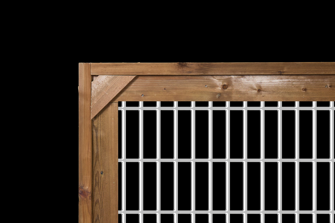 Hog Wire Gates - Rigid Wild Hog Wire Gate - Welded Gauge 6 Hog Panels w/Hinges & Hardware - BARRIERBOSS™ USA