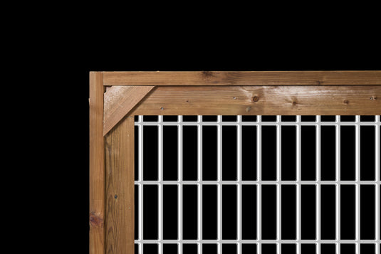 Hog Wire Gates - Rigid Wild Hog Wire Gate - Welded Gauge 6 Hog Panels w/Hinges & Hardware - BARRIERBOSS™ USA