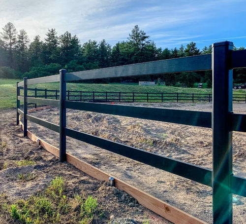 Steel Board Fencing System - Ranch and Farm Fencing - The Highland - BarrierBoss™