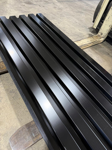 Ribbed metal sheet