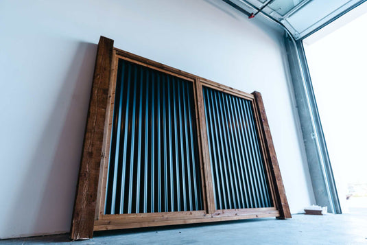 The Wood and Metal Fence Panel - High Wind, No Twisting, No Cupping, No Warping - The Fort Knox - BarrierBoss™