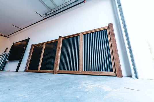 The Wood and Metal Fence Panel - High Wind, No Twisting, No Cupping, No Warping - The Fort Knox - BarrierBoss™