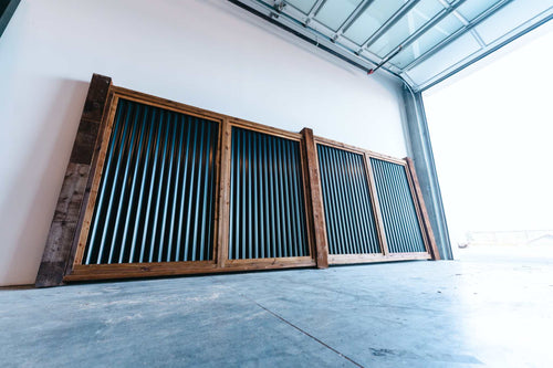 The Wood and Metal Fence Panel - High Wind, No Twisting, No Cupping, No Warping - The Fort Knox - BarrierBoss™