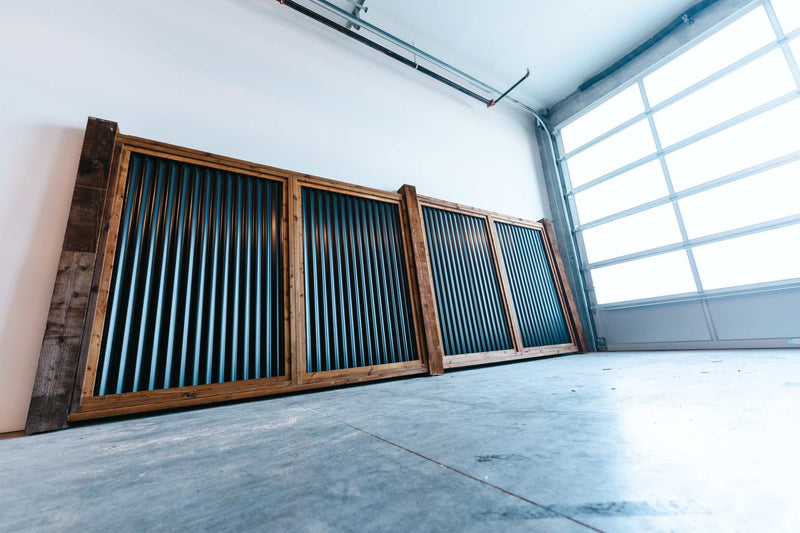 Load image into Gallery viewer, The Wood and Metal Fence Panel - High Wind, No Twisting, No Cupping, No Warping - The Fort Knox - BarrierBoss™
