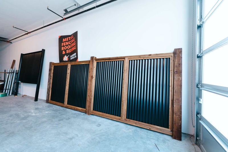 Load image into Gallery viewer, The Wood and Metal Fence Panel - High Wind, No Twisting, No Cupping, No Warping - The Fort Knox - BarrierBoss™
