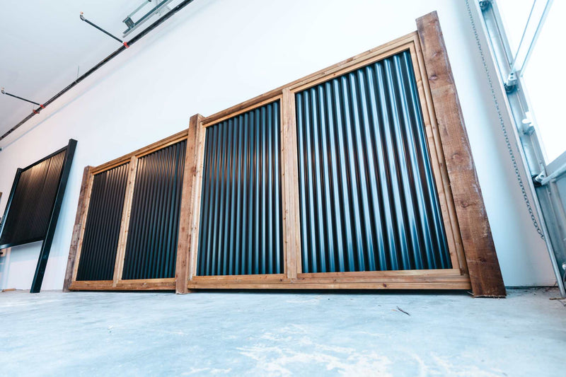 Load image into Gallery viewer, The Wood and Metal Fence Panel - High Wind, No Twisting, No Cupping, No Warping - The Fort Knox - BarrierBoss™
