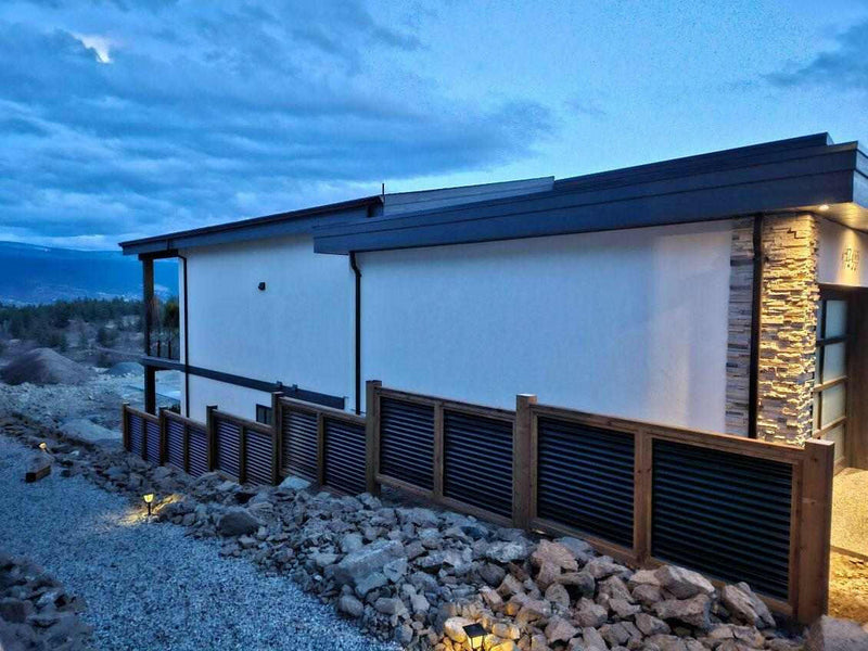 Load image into Gallery viewer, The Wood and Metal Fence Panel - High Wind, No Twisting, No Cupping, No Warping - The Fort Knox - BarrierBoss™
