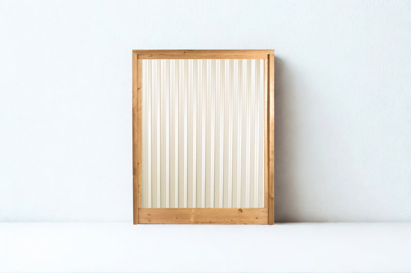Load image into Gallery viewer, Corrugated Metal Fence Panel - Treated Frame Privacy Fence (Premade) - The Yellowstone - BARRIERBOSS™ USA
