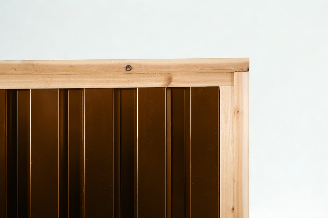 Deep Groove Metal Fence Panels - Privacy Fence (Premade) - The Aspen - BARRIERBOSS™ USA