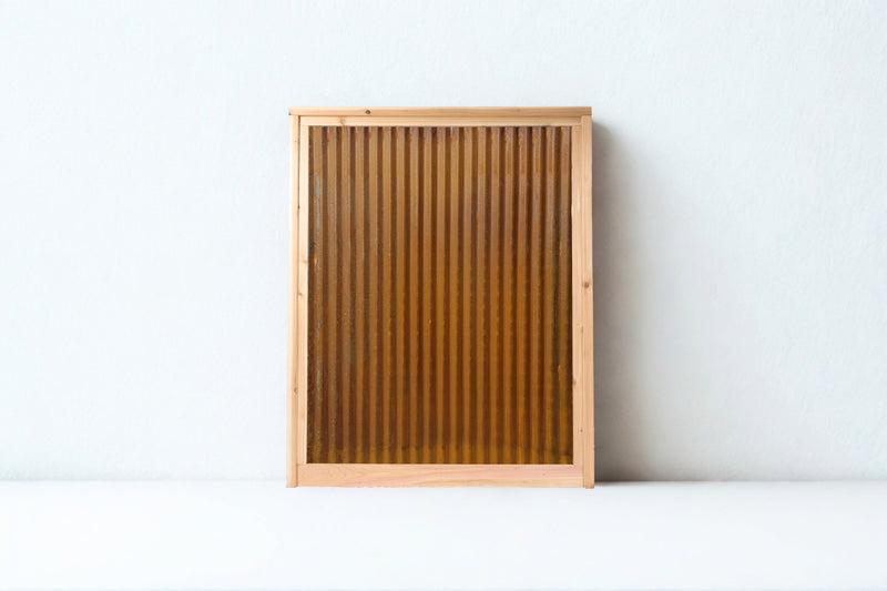 Load image into Gallery viewer, Corrugated Metal Fence Panels - Cedar Framed Privacy Fence (Premade) - The Malibu - BARRIERBOSS™ USA
