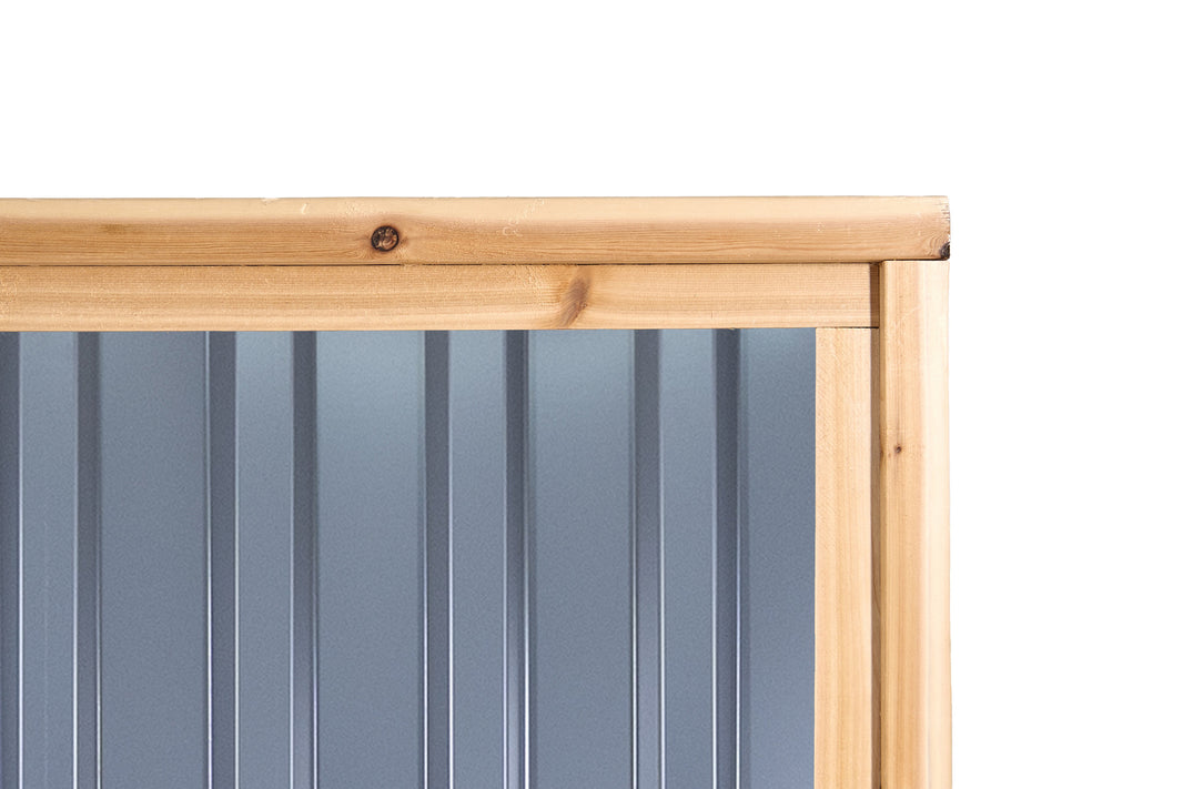 Deep Groove Metal Fence Panels - Privacy Fence (Premade) - The Aspen - BARRIERBOSS™ USA