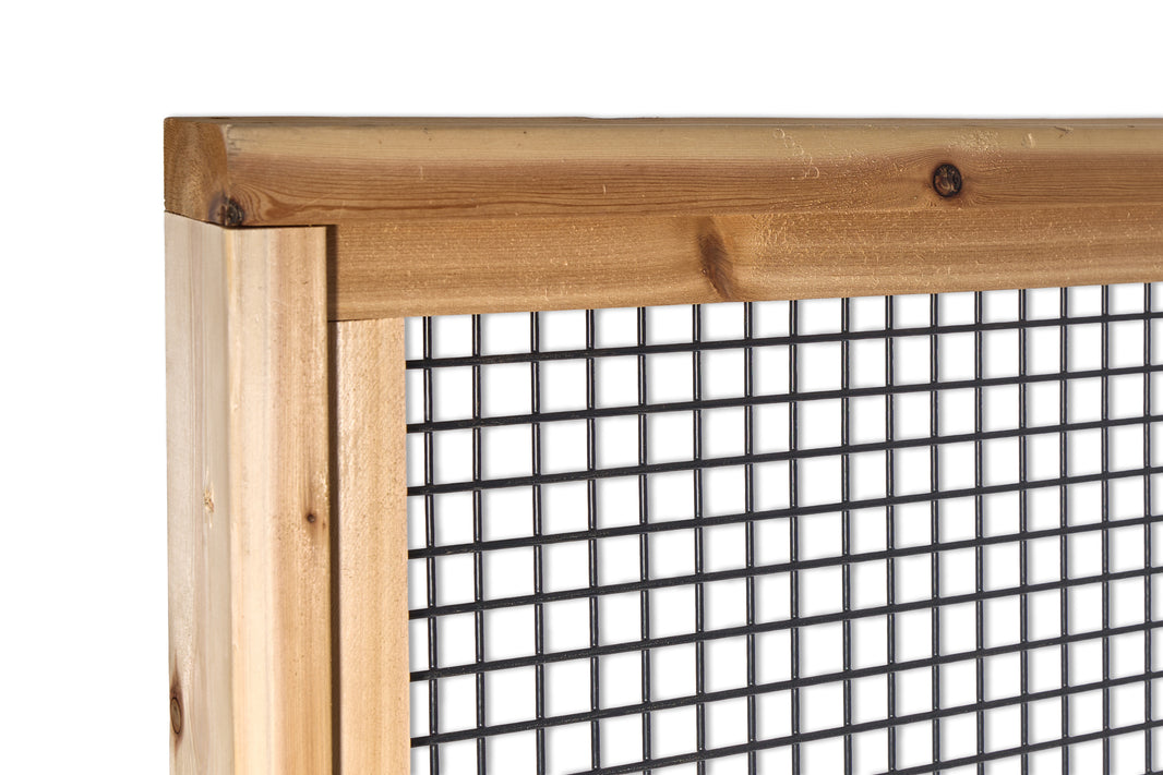 Black Hog Wire Fence Panels - Hog Panels (Premade or Unframed) - The Tough Panel - BARRIERBOSS™ USA