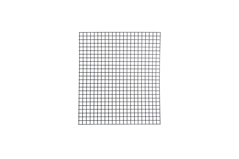 Load image into Gallery viewer, Black hog wire fence panel 3x6 with 2x2 inch wire openings — 6-gauge welded wire — BarrierBoss
