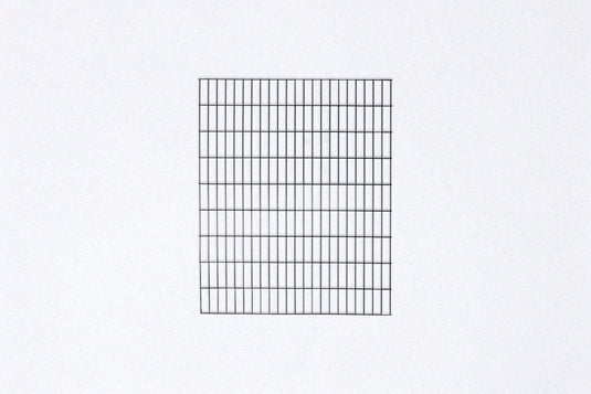 Black hog wire fence panel 4x6 with 2x6 inch wire openings — 6-gauge welded wire — BarrierBoss