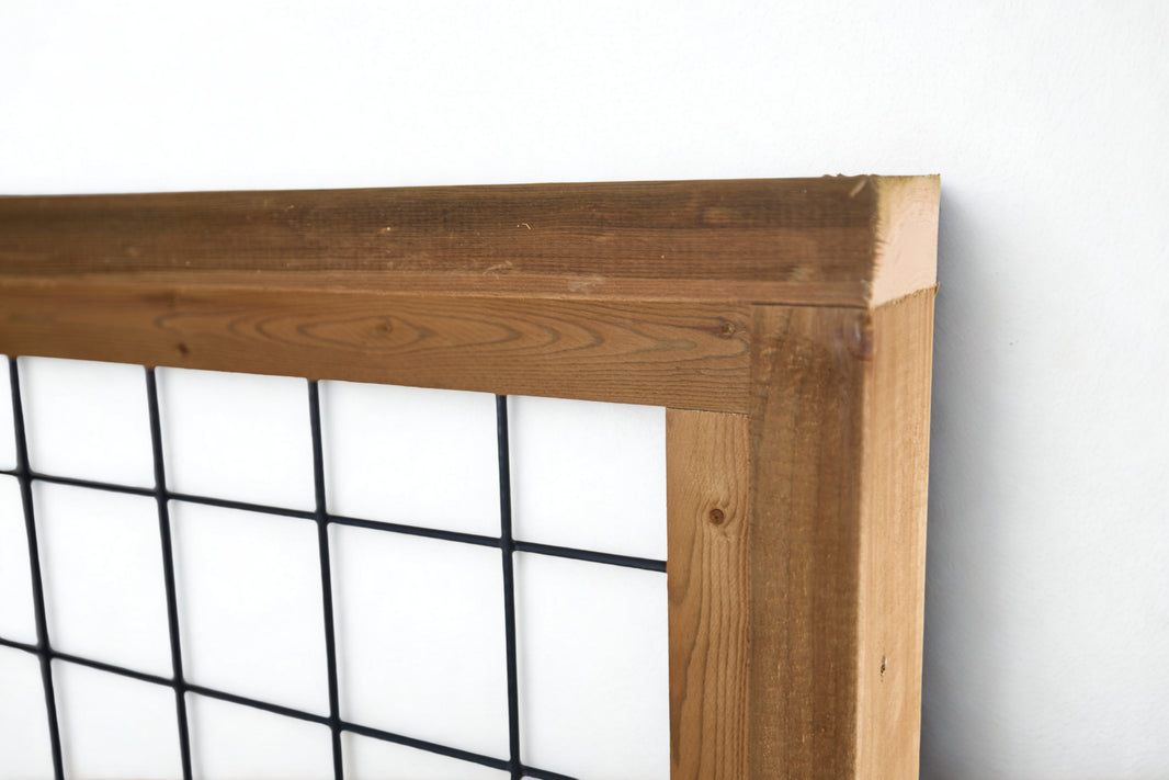 Black Hog Wire Fence Panels - Hog Panels (Premade or Unframed) - The Tough Panel - BARRIERBOSS™ USA