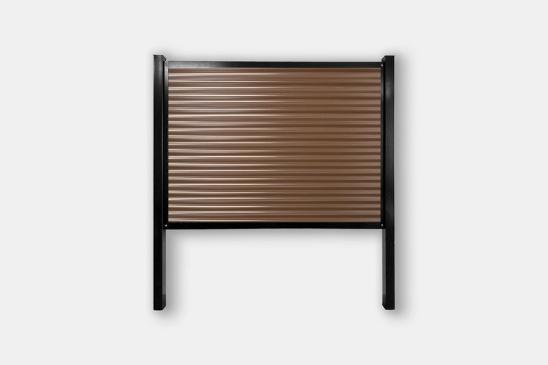 Load image into Gallery viewer, FireSmart® Metal Fence Panel System with Metal Fence Posts - The Deep South - BARRIERBOSS™ USA
