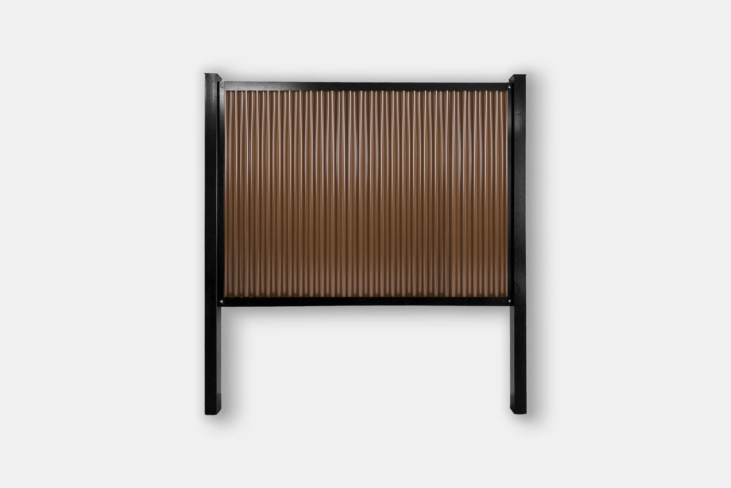 FireSmart® Metal Fence Panel System with Metal Fence Posts - The Deep South - BARRIERBOSS™ USA