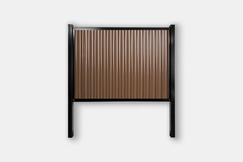 Load image into Gallery viewer, FireSmart® Metal Fence Panel System with Metal Fence Posts - The Deep South - BARRIERBOSS™ USA
