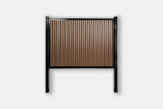 FireSmart® Metal Fence Panel System with Metal Fence Posts - The Deep South
