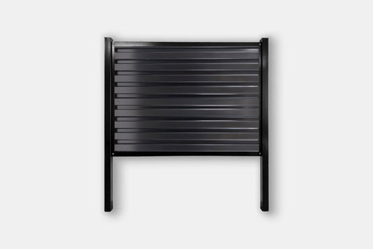 FireSmart® Metal Fence Panel System with Metal Fence Posts - The Deep South - BARRIERBOSS™ USA