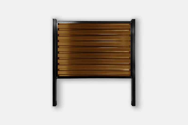 Load image into Gallery viewer, FireSmart® Metal Fence Panel System with Metal Fence Posts - The Deep South - BARRIERBOSS™ USA
