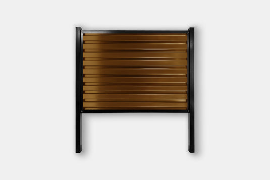 FireSmart® Metal Fence Panel System with Metal Fence Posts - The Deep South - BARRIERBOSS™ USA