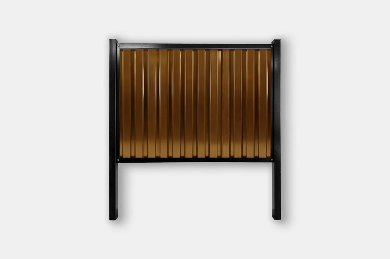 Load image into Gallery viewer, FireSmart® Metal Fence Panel System with Metal Fence Posts - The Deep South - BARRIERBOSS™ USA
