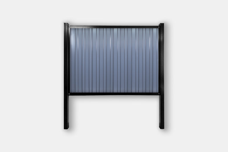 Load image into Gallery viewer, FireSmart® Metal Fence Panel System with Metal Fence Posts - The Deep South - BARRIERBOSS™ USA
