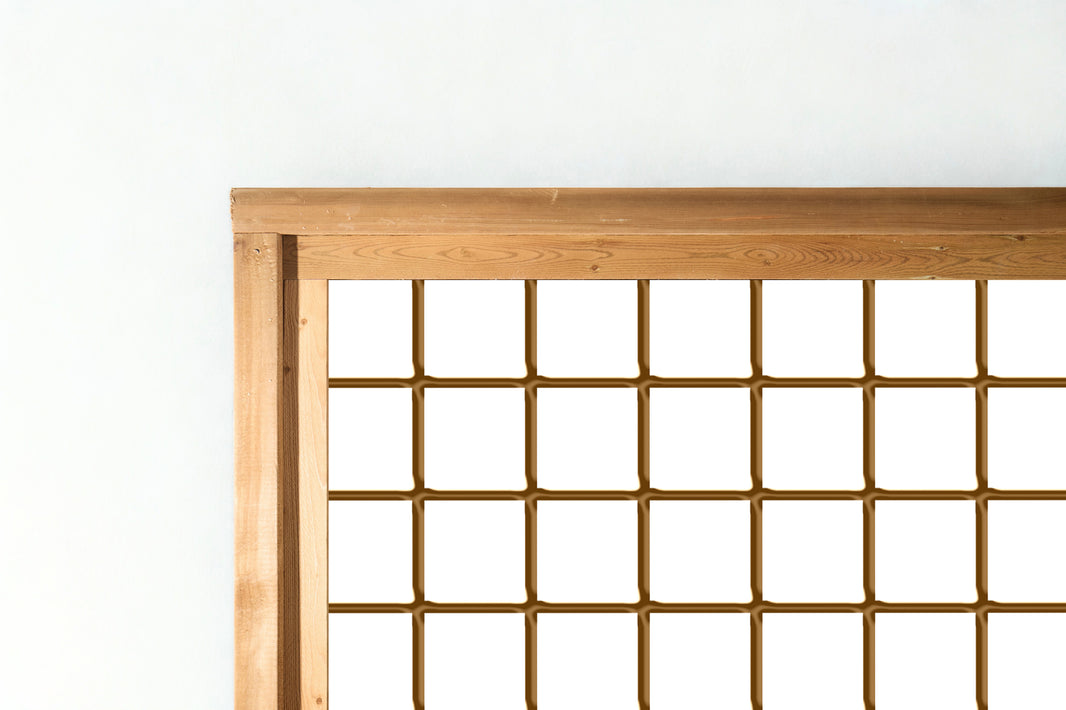 Brown Hog Wire Fence Panels (Premade or Unframed) - The Mojave - BARRIERBOSS™ USA