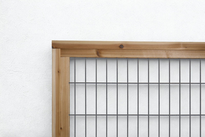 Load image into Gallery viewer, Grey hog wire fence panel, 6-gauge welded and galvanized
