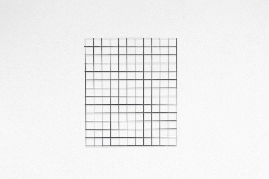 Grey hog wire panel, 6-gauge welded and galvanized