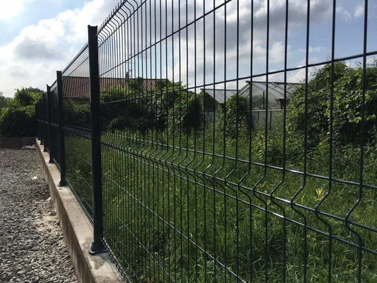 3D Welded Wire Fence Panel - BarrierBoss® - "The Industrial" 