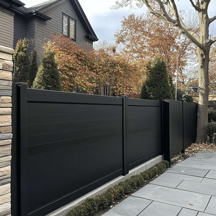 Black – Aluminum Screen Fence Panels – 60″ High x 96″ Wide