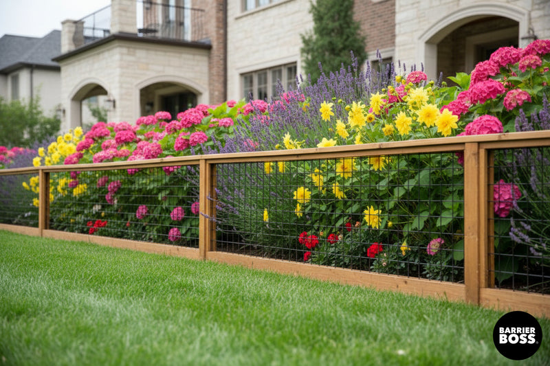 Load image into Gallery viewer, Black Hog Wire Fence Panels - Hog Panels (Premade or Unframed) - The Tough Panel
