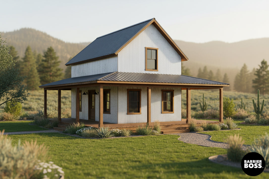 Corrugated Metal Siding Panels - The Trailhead - BARRIERBOSS™ USA