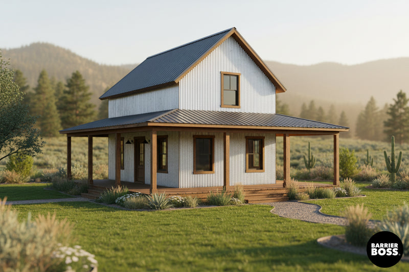 Load image into Gallery viewer, Corrugated Metal Siding Panels - The Trailhead
