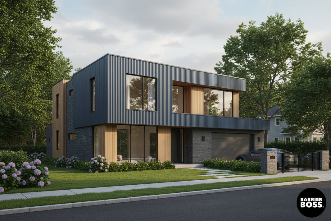 Deep Groove Metal Siding (Width 38") - BARRIERBOSS™ USA