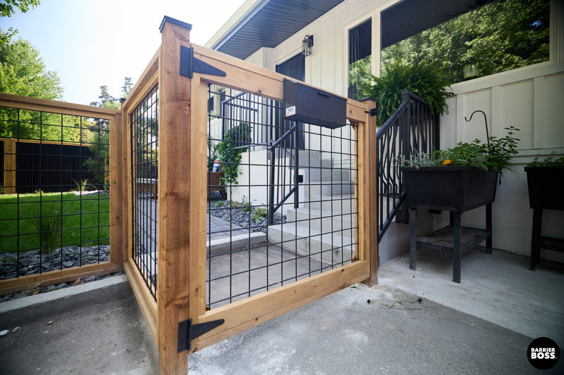 Load image into Gallery viewer, Black Hog Wire Fence Panels - Hog Panels (Premade or Unframed) - The Tough Panel
