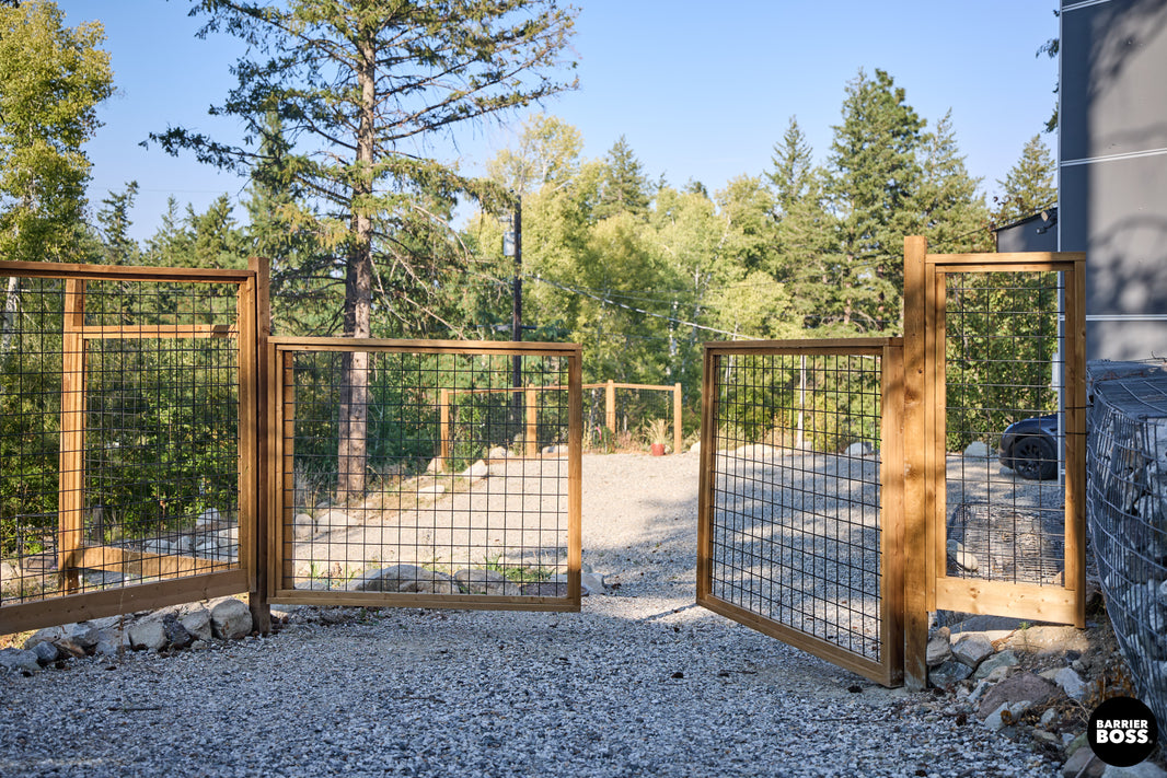 Black Hog Wire Fence Panels - Hog Panels (Premade or Unframed) - The Tough Panel