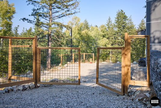 Black Hog Wire Fence Panels - Hog Panels (Premade or Unframed) - The Tough Panel
