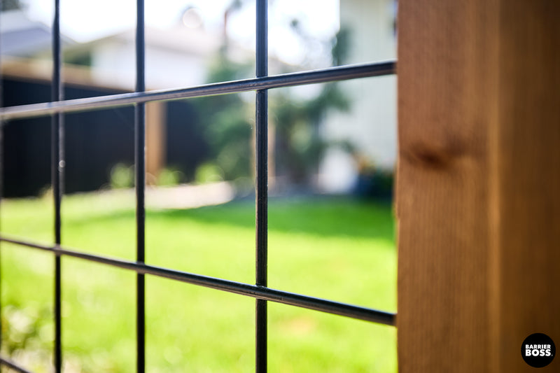 Load image into Gallery viewer, Black Hog Wire Fence Panels - Hog Panels (Premade or Unframed) - The Tough Panel
