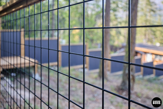 Black Hog Wire Fence Panels - Hog Panels (Premade or Unframed) - The Tough Panel