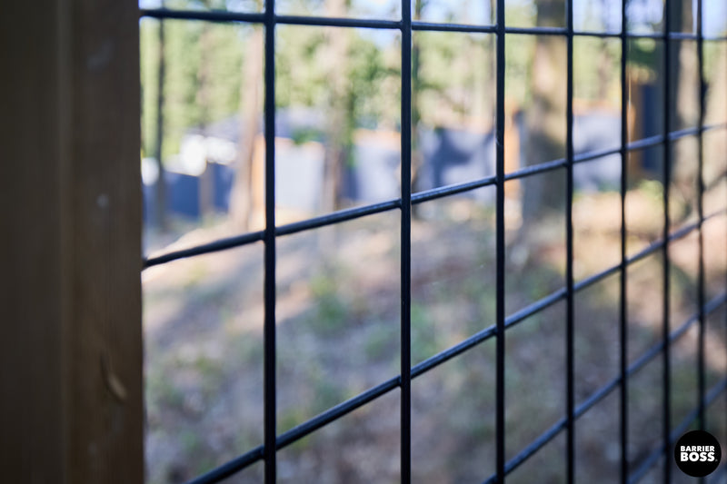 Load image into Gallery viewer, Black Hog Wire Fence Panels - Hog Panels (Premade or Unframed) - The Tough Panel
