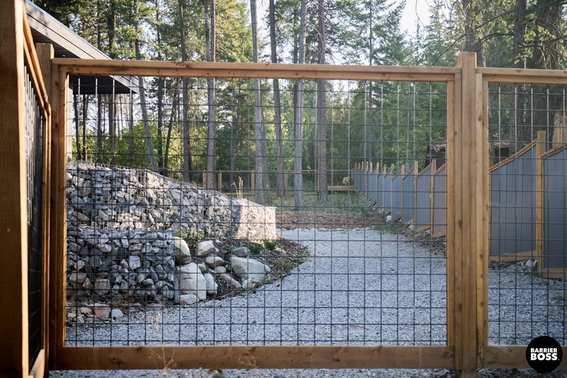 Load image into Gallery viewer, Black Hog Wire Fence Panels - Hog Panels (Premade or Unframed) - The Tough Panel
