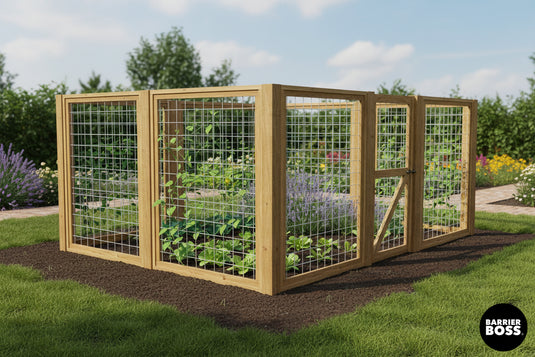Silver Hog Wire Fence Panels - Hog Panels (Premade or Unframed) - The Ranchlands - BARRIERBOSS™ USA